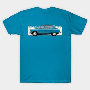 My drawing of the iconic French classic car designed by Flaminio Bertoni transparent T-Shirt